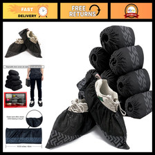200 Pack Disposable Shoe Covers - Durable Non-Slip Booties for Indoor/Outdoor Us