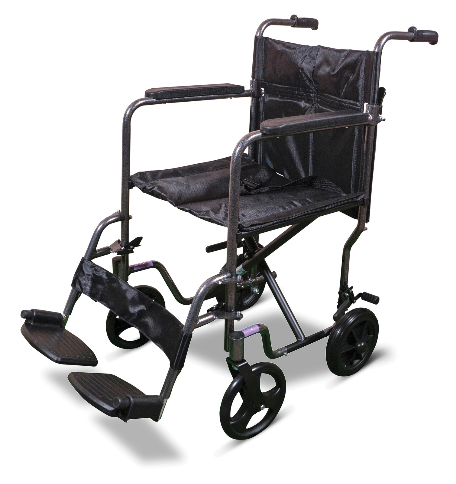 Aidapt Aluminium Compact Transit Chair Folding Mobility Hammered VA172HAM