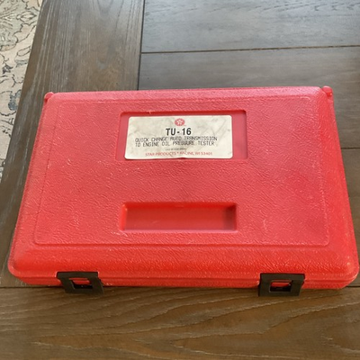 #ad Star Products TU 16 Quick Change Oil Pressure Tester. New Never Used In Box USA $60.00