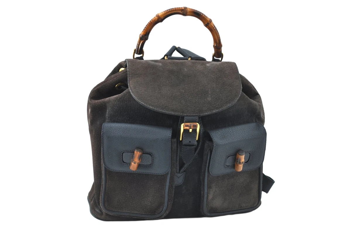 Gucci Bamboo Backpack Brown Bags & Handbags for Women for  display picture 1