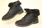 UGG Quincy Lace Up Suede Shearling Womens Size 7.5 38.5 Cuffable Boots 1012359