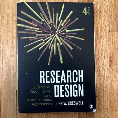 SAGE Publications Research Design 4th Edition John W. Creswell Paperback Book