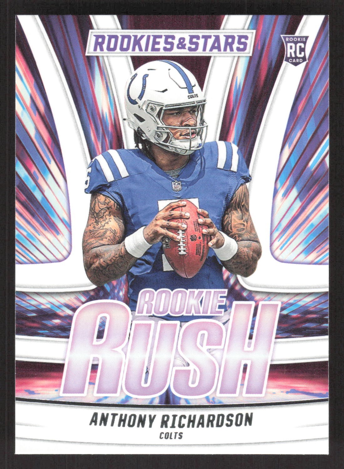 2023 Panini Rookies & Stars #RR-1 Anthony Richardson Rookie Rush Longevity