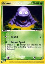 Damaged, English Pokemon Regular Grimer - 57/97 - Common EX Dragon on eBay