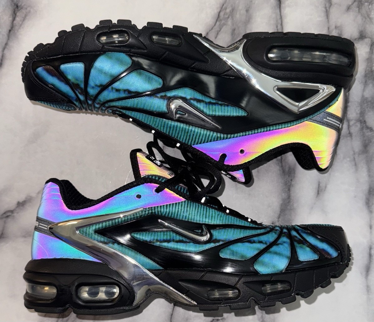 Nike Air Max Tailwind V - Skepta - Bloody Chrome & Bright Blue