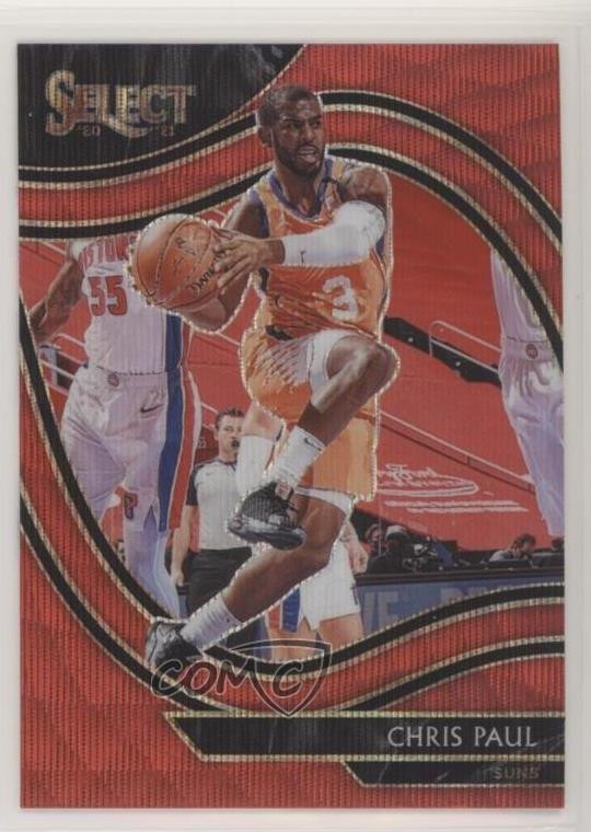 2020-21 Panini Select Courtside Red Wave Prizm Chris Paul #209 4l3