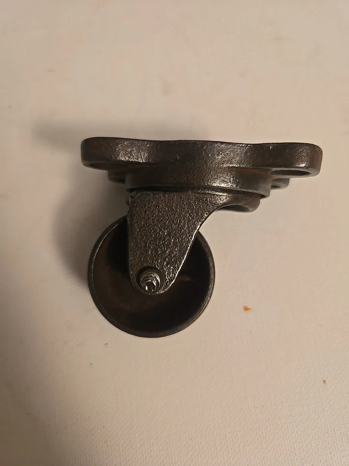 Conjunto de 4 rodízios giratórios antigos VICTOR 1894 (limpo e lubrificado) - Imagem 4 de 4