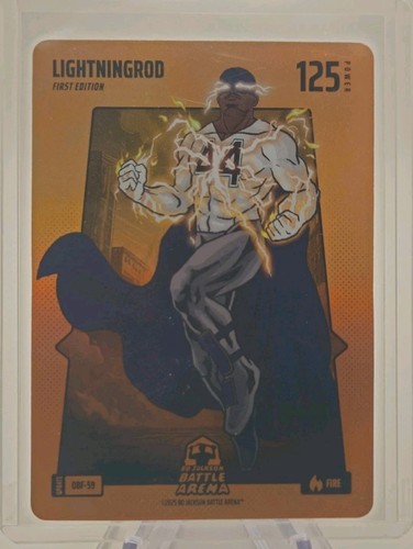 2025 Bo Jackson Battle Arena Lightning Rod Orange Fire OBF-59 Julio Rodriguez