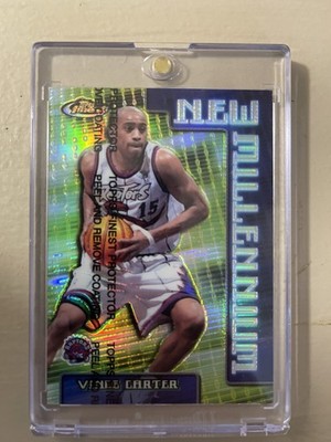 1999-00 Topps Finest - New Millennium Vince Carter #NM2 Refractor /300