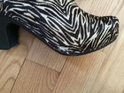 Dansko Clogs/mules In Size 38. Cream And Black Animal Hair, Zebra Print. — photo 7