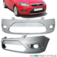 Ford Focus II DA Stoßstange vorne grundiert Bj. 2008-2012 für Nebel ohne SRA/PDC