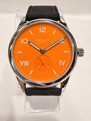 NOMOS Club Campus 38 Future Orange Ref 729 | Mint NIB | Full Set