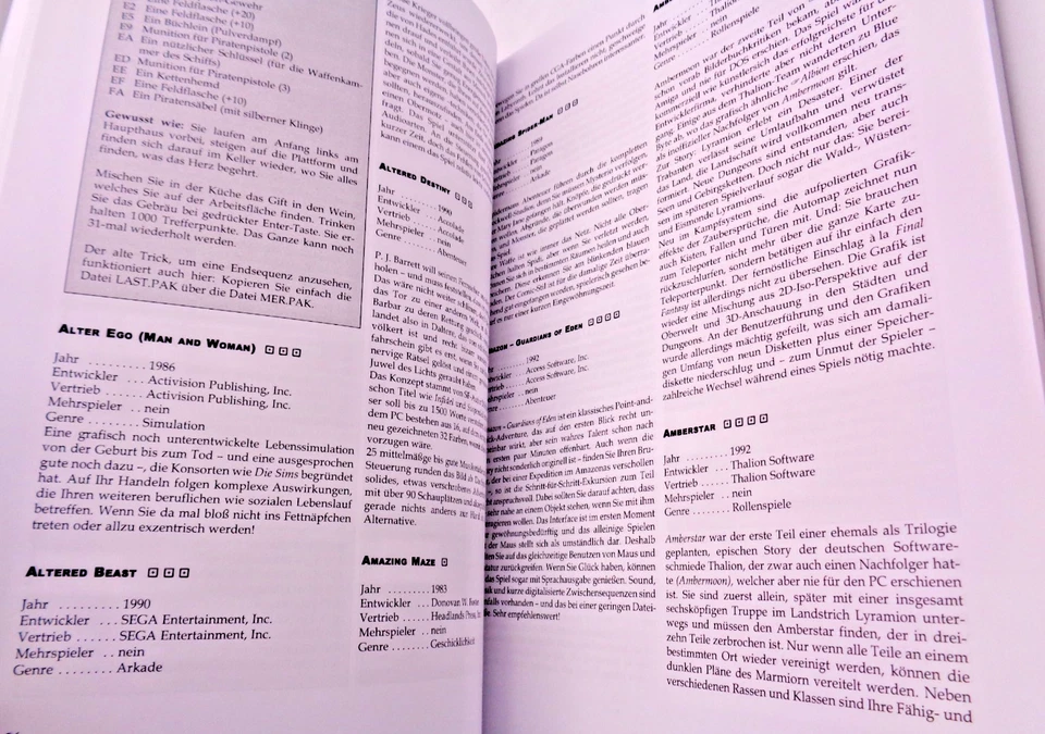 DAS ABANDONWARE SPIELE-LEXIKON (SKRIPTORIUM-VERLAG/RETROBOOKS - BUCH) #2DE - Bild 4 von 4