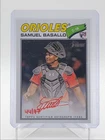 SAMUEL BASALLO 2026 TOPPS HERITAGE ROOKIE REAL ONE RED INK RC AUTO /77 Q3967