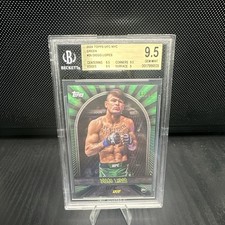 Topps 2024 UFC NYC Diego Lopes #26 Green /99 Rookie Card BGS 9.5
