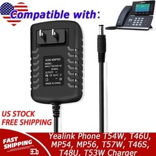 5V 2A Adapter For Yealink Phone T54W, T46U, MP54, MP56, T57W, T46S, T48U, T53W