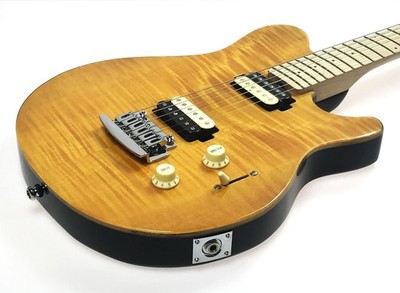 Sterling by Music Man AXIS Used Maple Fingerboard Trans Gold w/Soft Case