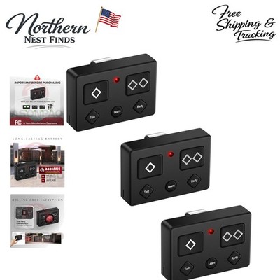 Advanced 5-Button Remote Control for Gate Openers - Easy Learning Feature
