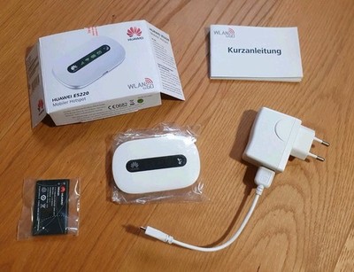 Huawei E5220s-2 Mobiler WiFi Hotspot WLAN Mobilfunk-Modem Akku UMTS HSPA 3G 2G