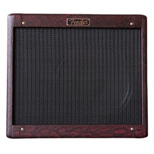 Fender Blues Junior IV Electric Guitar Tube Combo Amplifier, 15W, Red Snakeskin