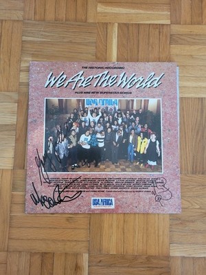 E Street Band  (Springsteen) Autogramm/ Signiert We Are The World USA for Africa