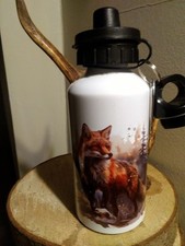 English Nature & Woodland Animal Theme- Fox- Aluminium 400ml WaterBottle