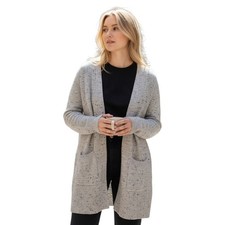 Madewell Donegal Kent Cardigan Sweater in Coziest Yarn In Donegal Smoke Sz S