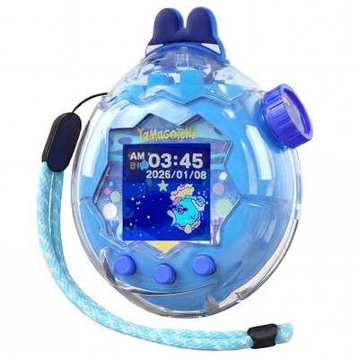 New Gokei Tamagotchi Paradise Protective Case Cover With Replacement Caps, 3 Sc_