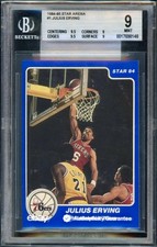 Julius Erving 1984-85 Star Arena #1 BGS 9 Mint 76ers HOF RARE