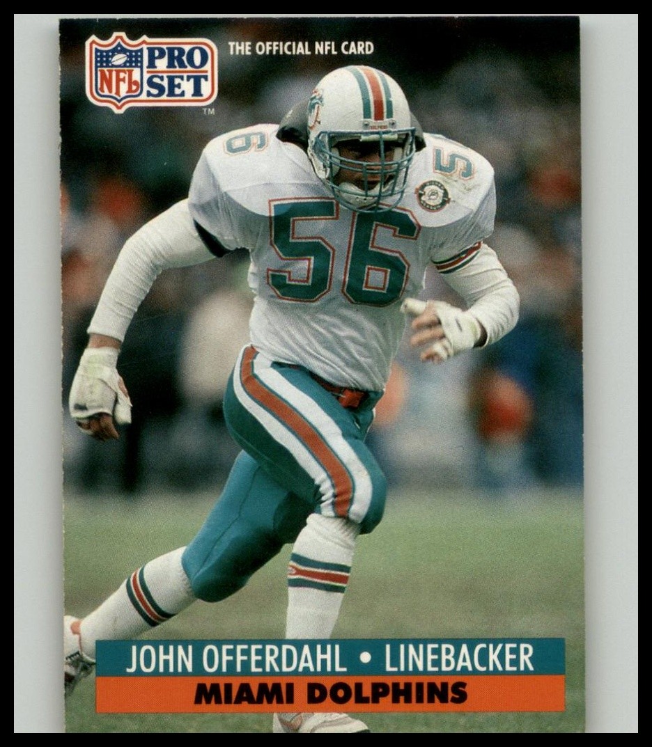 1991 Pro Set #212 John Offerdahl