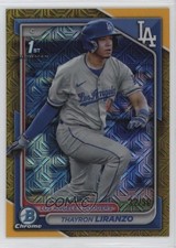 2024 Bowman Chrome Mega Box Gold Mojo Refractor 32/50 Thayron Liranzo 1k9t
