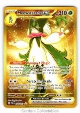 Meowscarada ex 271/193 Gold Secret Rare Paldea Evolved Pokemon Near Mint