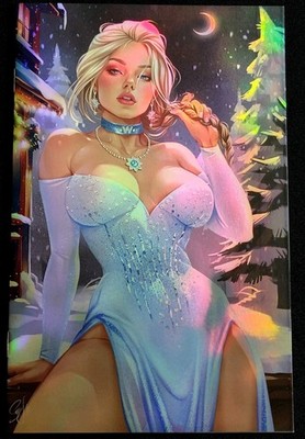 Waifu Chronicles #1 Elsa Frozen Cosplay Virgin Nice Variant FOIL 