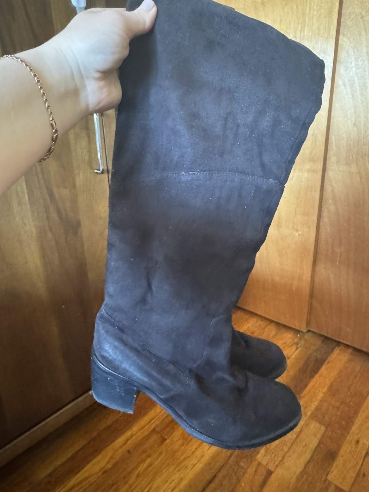 Boots Size 7 Women Black Casual