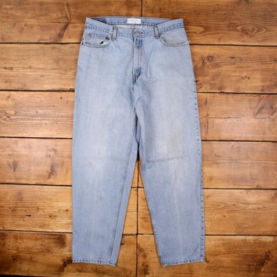 Levis 560 Jeans 36x34 blau Relaxed Taper Comfort Fit Light Stonewash Denim