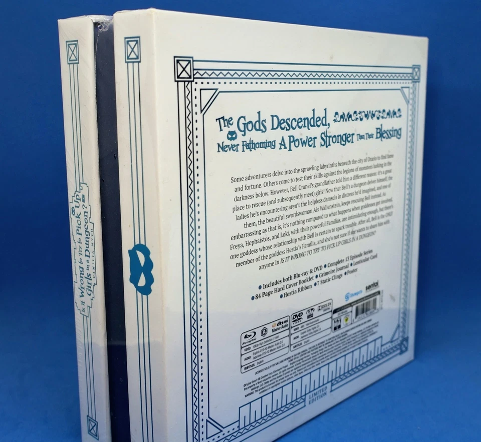 Is It Wrong to Try to Pick up Girls in a Dungeon Limited Premium Blu-ray/DVD Set - Image 4 of 4