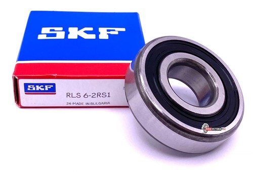 SKF RLS6 2RS DEEP GROOVE BALL BEARING, RUBBER SEALED 3/4