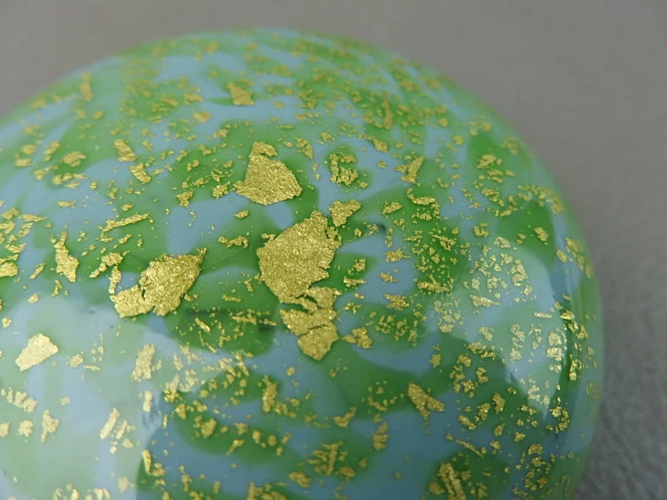 Carrito de té japonés de vidrio Natsume hoja de oro Taisei Studio moderno caja de artículos Chado Foto 3 de 4