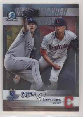 2018 Bowman Draft Recommended Viewing Lenny Torres Jr Kris Bubic #RV-BT 9ij