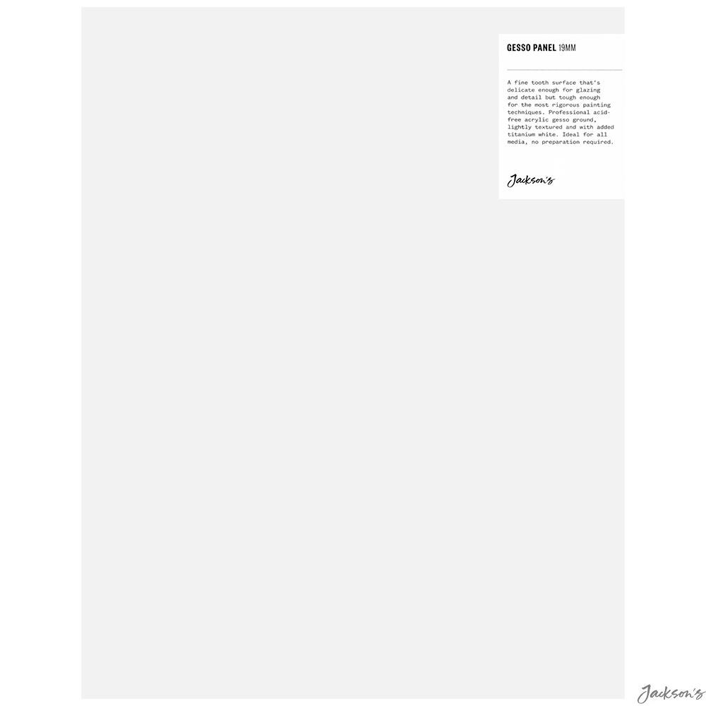 Jackson's White Gesso Cradled Painting Panel MDF Pine 11x14in Acrylic Art