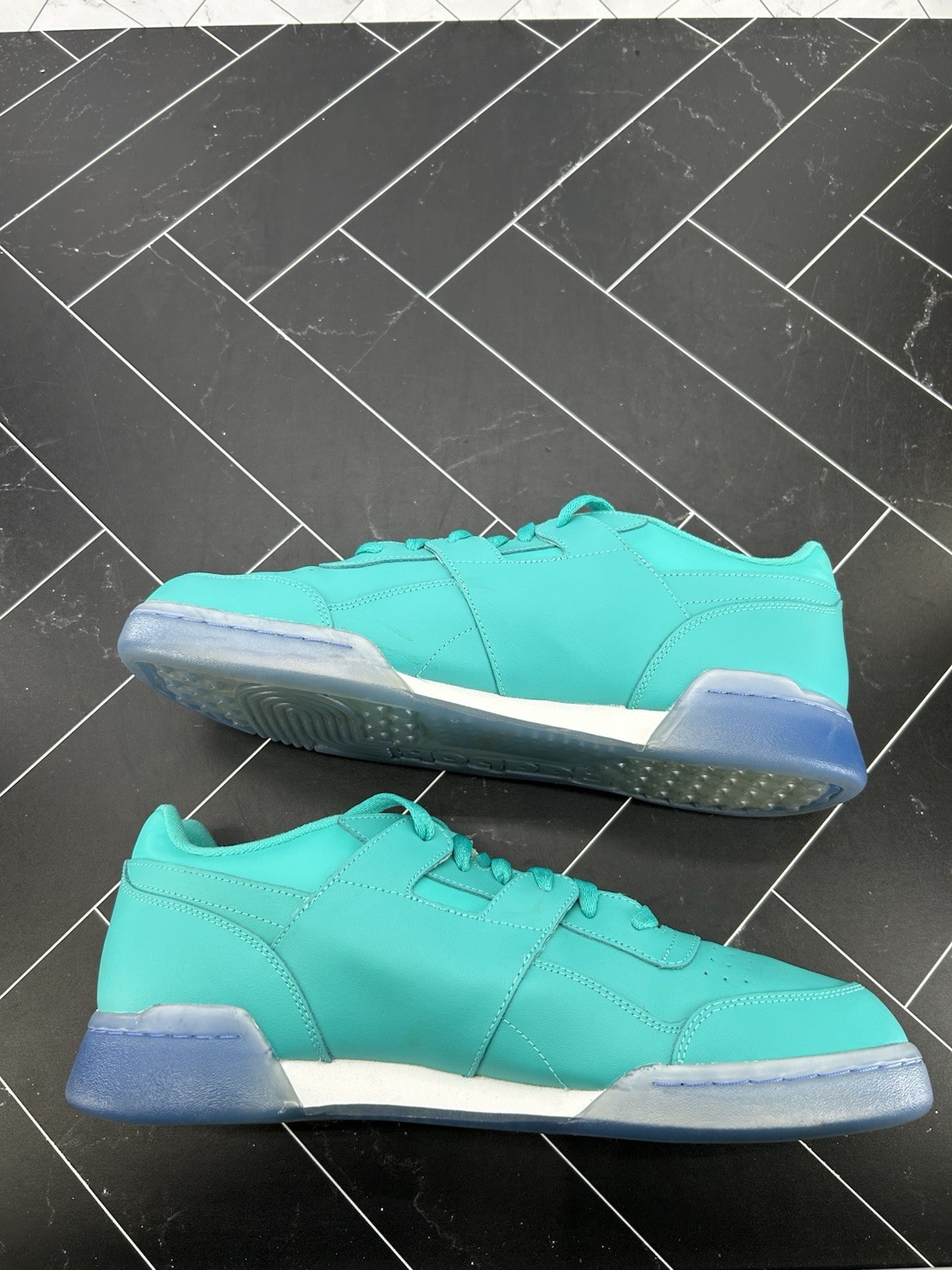 Reebok Workout Plus Ice Solid Teal Blue Size 12 C… - image 3