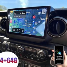 For Jeep Wrangler JL Gladiator 2018-2022 Apple CarPlay Car Stereo Radio GPS Navi