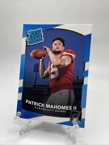 2017 Panini Donruss Rated Rookie Patrick Mahomes II #327 RC Rookie Card Chiefs