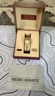 Vintage Seiko quartz women's watch Gold Tone With Original Instructions ￼