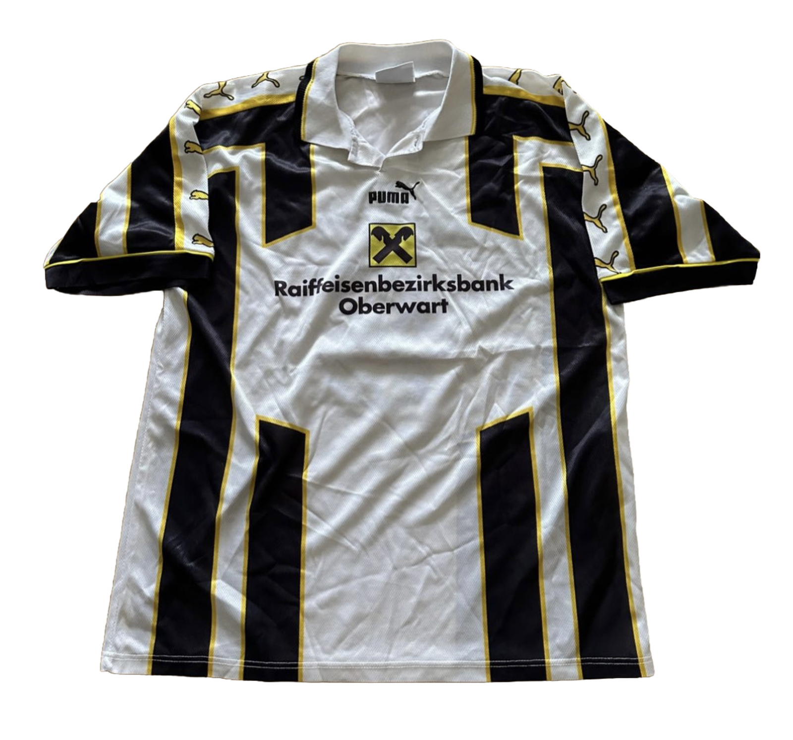 Vintage 90s Austria SK Unterschutzen #8 Soccer Club Size XL RARE