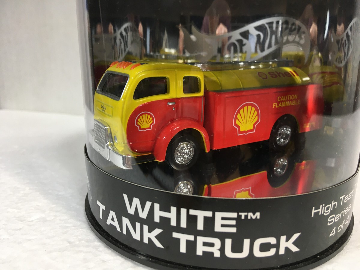 HOT WHEELS WHITE TANK TRUCK SHELL HIGH TEST SERIES 4 of 4