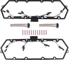 Compatible with Powerstroke Diesel Valve Cover Gasket with Injector Glow Plug