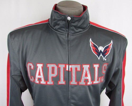 Washington Capitals NHL Men's Reflective Track Jacket - Picture 2 of 5