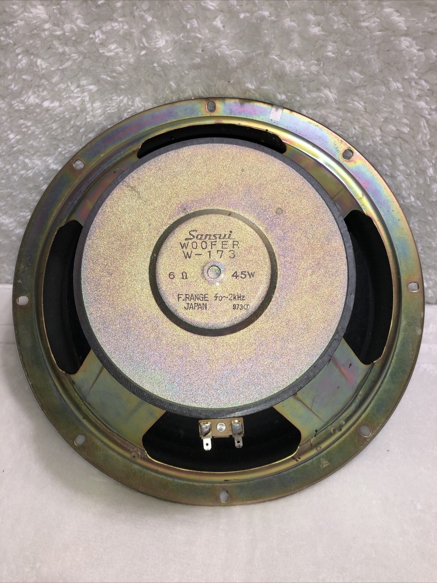 1 SANSUI W - 173 WOOFER SPEAKER | eBay