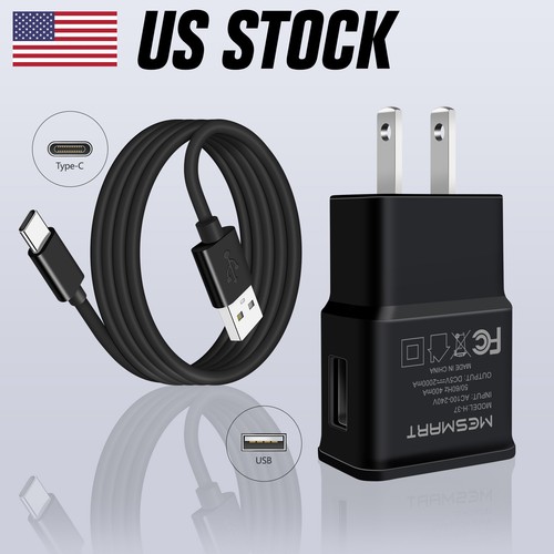 Adaptive Fast Wall Charger With USB-C Cable For Nokia X100 (2021) – Black
